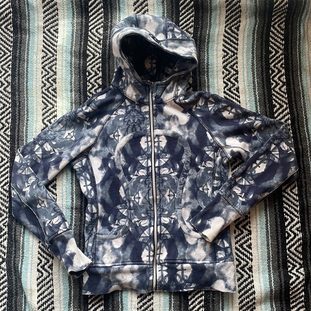 Lululemon tie dye scuba jacket